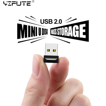 Super Mini USB flash Drive 128GB 64GB 32GB 8GB Metallist Pen Drive Pendrive 128 64 32 16 8 GB Pendrive Veekindel USB mälupulk