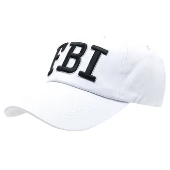 2019 Naised Mehed FBI Tähed Denim Baseball Cap Snapback Hip-Hop Korter Müts Tikandid Cottonhat Uus Stiil, Reguleeritav Tants KUUM CNO