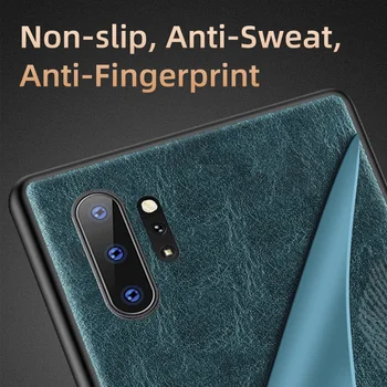 Ehtne Õli, vaha Leather phone case for Samsung galaxy S20 Ultra FE S10 S8 S9 Plus Lisa 10 8 A50 A51 A70 A71 A31 A40 A41 A10 A7