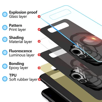 Telefon Case For Samsung Galaxy S20 FE S10 S9 S8 Plus Lisa 20 Ultra 10 Lite 9 8 Klaasist tagakaas Põrutuskindel Kest Mäng Meie Seas