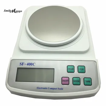 SF-400C 500g/0.01 g ülitäpne Digitaalne kaal tasku elektrooniline tasakaalu ehted hiina meditsiini mahus