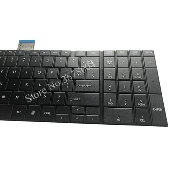 UUS TOSHIBA SATELLITE C850 C850D C855 C855D L850 L850D L855 L855D L870 L870D MEILE Must sülearvuti klaviatuuri