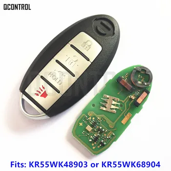 QCONTROL Auto Smart Remote Key NISSAN Teana Altima Maxima jaoks Infiniti G25 G35 G37 Q60 KR55WK48903 KR55WK68904 KR55WK49622