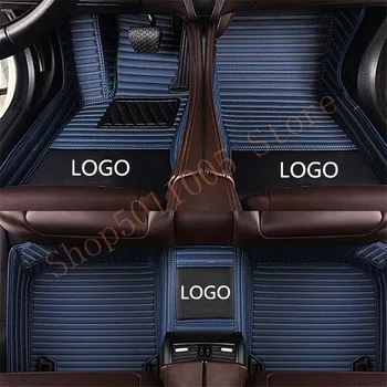 Custom LOGO Auto auto põranda Suu matt pajero sport 4 grandis lancer outlander Xl 2017 2013 autode lisavarustus veekindel vaip
