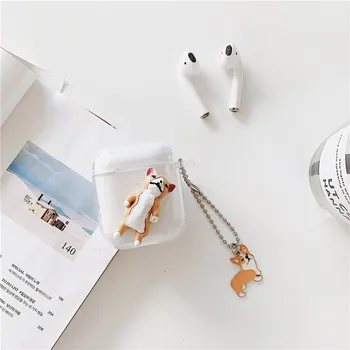 Naljakas 3D-Loomade Kõrvaklappide Puhul Apple AirPods 1 2 3 Kõrvaklappide kaitsekaas õhu kaunad Pro 2 Juhul Kõrvaklappide Laadimise Kasti