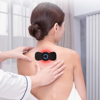 Uus Kaasaskantav Mini Electric Kaela Emakakaela Massager Stimulaator Tagasi Reie Massager Valu Massaaž Plaaster Intelligentne Traadita