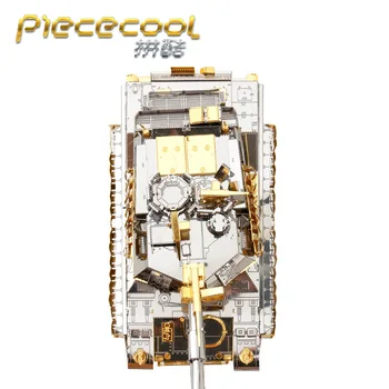 Piececool tank mudelid 3D Metallist Puzzle mudel M1A2 SEP MERILUTS TANK mudel DIY Laser Cutting Pusled Mõistatusi Mudel Täiskasvanud Lapsed Mänguasjad