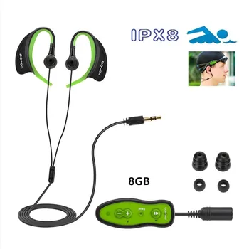MP3-Mängija 8 GB Sukeldumine Veekindel Ujumine MP3-Mängija Mini Usb Clip Digitaalse ipx8-ga-MP3 Kõrvaklapid Veealuse Surf Sport Hifi Player