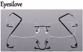 Eyesilove ultra-light rimless lühinägevus prillid metallist Lühinägelik Prillid naised mehed Lühinägevus prillid kontaktläätsed alates -0.50, et -8.00