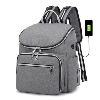 Multifunktsionaalne USB-Laadimine seljakott Muumia Seljakott Rasedus Topiline Kott Õendusabi Kott Baby Care reisikotid sac dos mochila