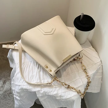 Elegantne Naine Kett Tassima Kopp kott 2020 Moe Uus Kvaliteet PU Nahast Naiste Disainer Käekotis Reisi Õla Messenger Kott