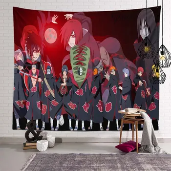 Anime Naruto Maali Tapestry 3D Print Tapestrying Ristkülikukujuline Kodu Sisustamiseks Tarvikud Seina Riputamise 150*130cm