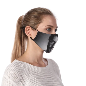 Zohra Dali koos Mask Trükkimine Korduvkasutatavad Kaitsva PM2.5 Filter Suu Mask Anti Tolmumaski Hingav Reguleeritav Näo Maskid