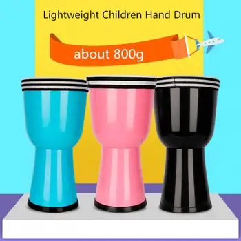 8 Tolline Aafrika Djembe Trummi Värvikas ABS Barrel PVC Nahk Kerge Laste Käsi Drum 3 Värvid Vabatahtlik