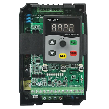 QD350 sagedus 380v 3 faasi 3kw Mini VFD Variable Frequency Drive Converter Mootor Kiiruse reguleerimine sagedusmuundur