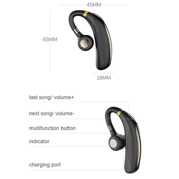 2020. aasta Uus Bluetooth Kõrvaklapid Äri-Traadita Kõrvaklapid Nutitelefoni HIFI Stereo HD Koos Mic-Käed Vaba Valutu Kõrvaklapid