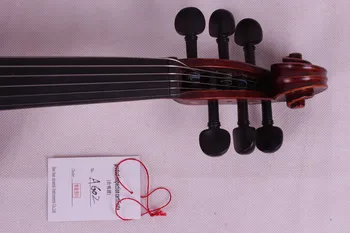 6 string 4/4 Viiul Ebony osad Leek Vaher Tagasi Antiik-Lakk Kuusk Master Võimas Sound Pro+602