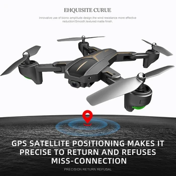 VISUO XS812 GPS Undamine koos 4K HD Dual Kaamera, 5G WIFI Kõrgus Hoidke Järgige Mode RC Drones GPS-Quadcopter RC Helikopter Dron