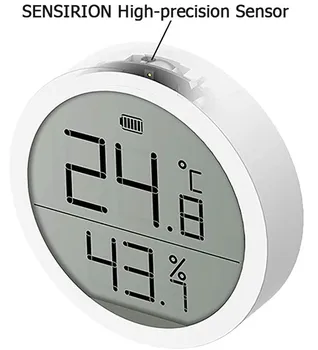 Qingping Digitaalse BLE5.0 Termomeeter Hygrometer Monitor Lite Elektrooniline LCD Ekraan, Automaatne Andmete Salvestus Töö Mi Kodu App