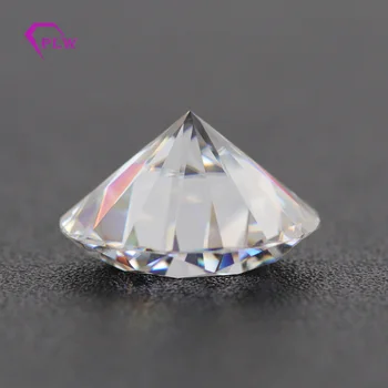 2ct D Värvi 8 mm Brilliant Cut VVS Ümar Kuju Test Positiivne Lab Kasvanud Diamond Lahti Moissanite Gemstone Pärit Provence ' i Ehted
