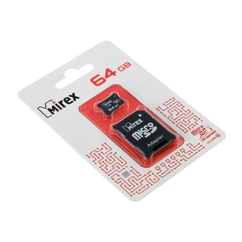 Mirex microSD Card 64GB SDXC UHS-I Class 10 with SD Adapter 1910888