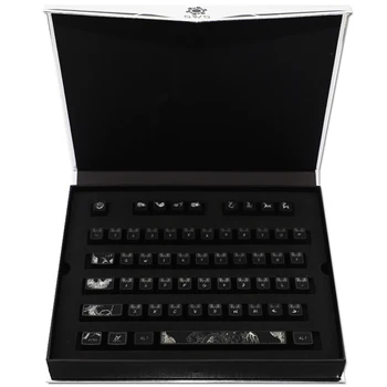 1 set high-end taustavalgustusega keycap Hiina stiilis mehaaniline klaviatuur must auk kate võti üpp Corsair K95 K70 Razer Kirss OEM