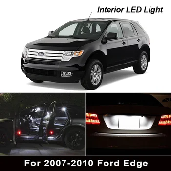 13Pcs Xenon Valge LED Lambid Interjööri Pakett Komplekt 2007-2010 Ford Edge Kaart Dome Pagasiruumi Viisakalt numbrimärk valgus