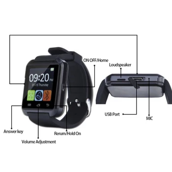 Smart Watch Naised Mehed Smartwatch Bluetooth Electronics Smart Fitness Tracker Plastikust Käepaela Kinnitamine Sport Kellad