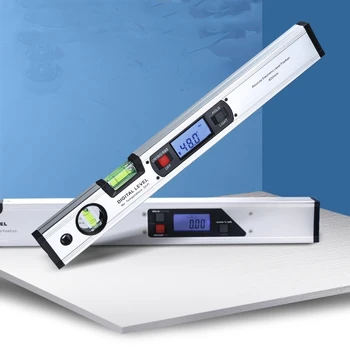 Digitaalne Nurgamõõtjaga Angle Finder Inclinometer elektroonilise Tasandil 360 kraadi koos/ilma Magnetid Tasandil nurk kalle test Valitseja 400mm