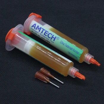 Jootma kleebi AMTECH NC-223-ASM-flux jootma no-clean madala suitsu BGA jootmise jaama tavaliselt kasutatakse valgusvoo