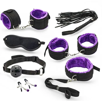 Multi-tüüpi Vibraator Dildo Anal Tagumik Pistikud Käerauad Piits Clip Blindfolds Rindade Pump BDSM Täiskasvanute Mängud Seksi Mänguasjade Komplekt Paarid