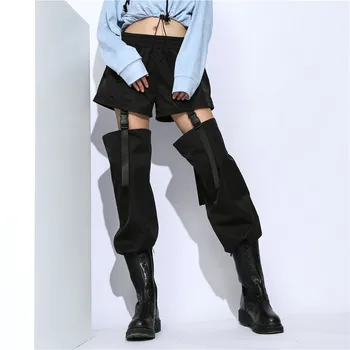 HEYounGIRL Harajuku Streetwear Segast Naiste Püksid Kõrge Vöökoht Suvel Sweatpants Vabaaja Daamid Püksid Korea Püksid Capris