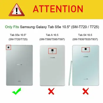 Smart Stand Case For Samsung galaxy Tab S5E SM T720 T725 Tableti kate galaxy tab s5e Tablett Omanik Funda Juhul+Pliiats
