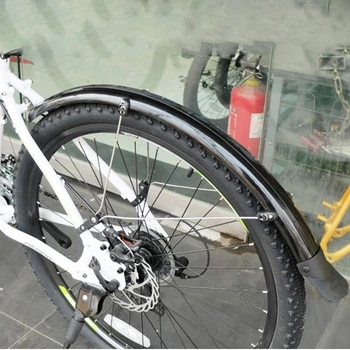 26 Tolline Jalgratas Mudguard MTB Fender Topelt Karastav Reguleeritav Suurus Bike Tiivad Kroomitud Plastikust ketaspidur