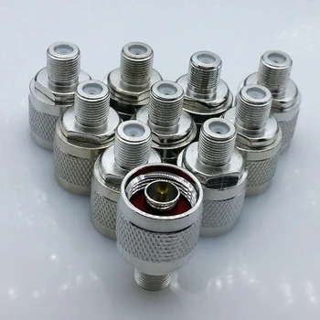 10tk/palju N-Tüüpi N-Male Pistik F Naine Jack RF, Coaxial Adapter Connector, Tasuta shipping