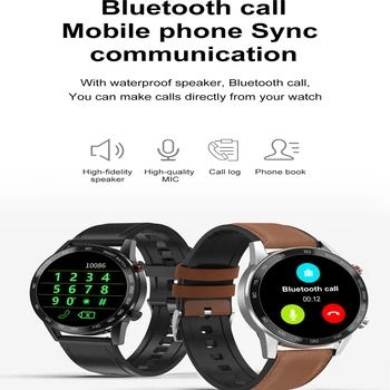 DT95 IP68 Smart Watch Mehed Naised 1.3' 360*360 Täielikult Puutetundlik Ekraan EKG Bluetooth Helistamine Smart Kellad Samsung Iphone Telefonid PK L16