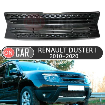 Radiaatori iluvõre eest Renault Duster I 2010~2020 esistange auto tarvikud stiil tuning välisilme kaunistamiseks