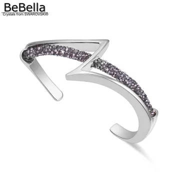 BeBella uudsus särav kristall kangast käevõru valmistatud tšehhi kristallid naiste mood kingitus