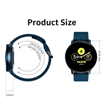 X9 Smart Vaadata Ringi Puutetundlik Smartwatch Südame Löögisageduse Intelligentne Fitness Tracke Sport Olge Mehed Naised