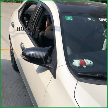 ABS süsinikkiust Ilme Auto Pool Tiiva Ukse Taga Vaadata Rearview Mirror Katab Kleebise Sisekujundus Toyota Corolla 2016 2017