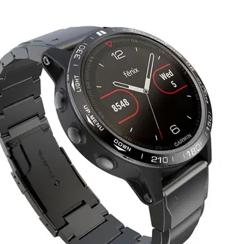 Vaadata Bezel Rõngas Roostevabast Terasest Liimiga Katta Anti-scratch Kaitse Helise Garmin Fenix 5 Smart Watch Tarvikud