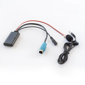 Biurlink 150CM Auto Raadio, Bluetooth, AUX-IN Audio Kaabel Mikrofon Nutitelefoni Kõne Handsfree Adapter Alpine KCE-237B 105E
