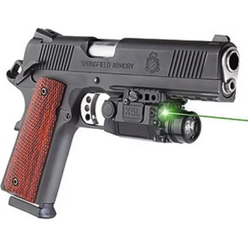 Taktikaline LED Roheline Laser Silmist Taskulamp Combo X5L Universaalne Püstol Püstol Mira Laser Pistol Jaoks Airsoft Glock 17 19 Seeria