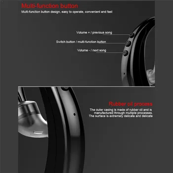 KJOEW M20 Stereo Kõrvaklapid HD Kõne Müra Vähendamise Traadita Bluetooth-5.0 Pikk Ooterežiimis Ühe Kõrva Mini Äri, Sport Kõrvaklapid