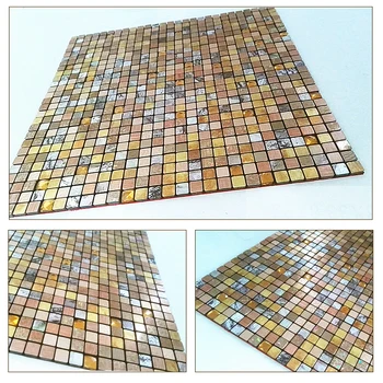 RAYUAN 4TK Metallist 3D Mosaiik Seina Kleebis Alumiinium Komposiit Seina Paneeli Köök kuumuskindlusega Juhatuse Seina Plaat Home Decor Kauplus