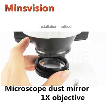 Stereo mikroskoop 1X Ajastiga objektiivi 48mm Sobib SZM stereo mikroskoop, tolmukindel ja õli tõend peegel
