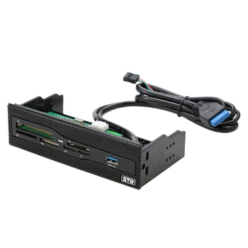 Kuum USB 3.0 Sisemine Kaardi Lugeja, Media Armatuurlaua PC Esipaneeli 5.25