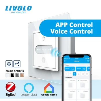 LIVOLO ELI standard, Smart Wifi Slaid 2Ways Touch Dimmer Lüliti,Reguleeritav Valgustus,Seitse Käiku Tahavaatepeeglid,google kodu alexa kontrolli