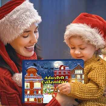 2020. aasta Jõulud Taimer Kalender Lastele 24 Päeva Jõulud advendikalender 24 Amuletid Käevõru, Kaelakee Komplekt Jõulud Kingitus