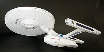 3D Paber Mudel Star Trek NCC-1701-HD Joonis Mudel DIY Juhend Surve Vähendamine Mänguasi
